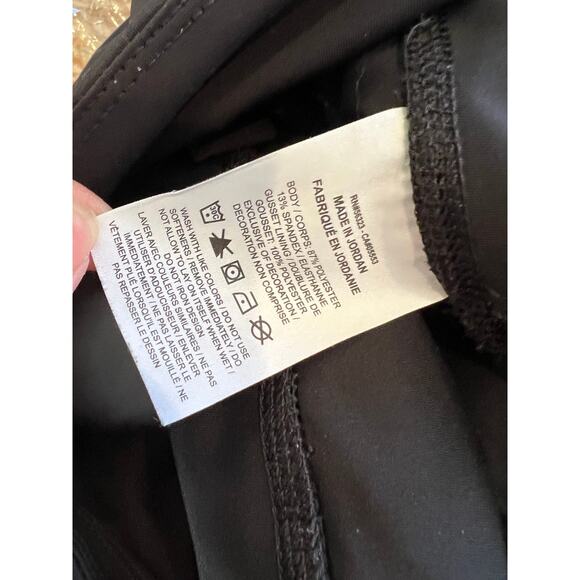 Nike Yoga Training Tights Black Metallic Rose Gold M - Picture 7 of 7